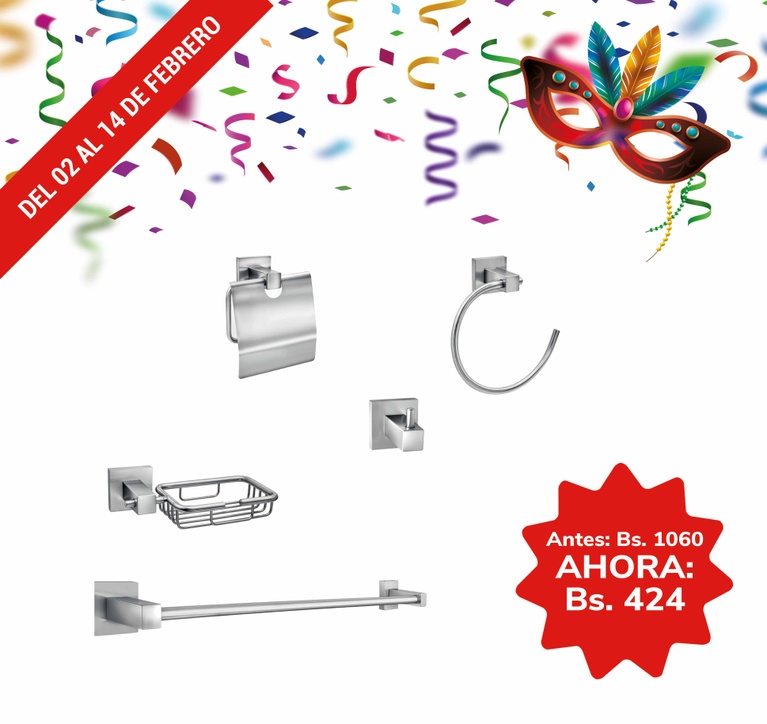 KIT AB-QUBIKA-INOX-5P