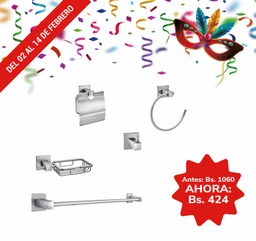 KIT AB-QUBIKA-INOX-5P